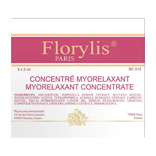 Сыворотка-миорелаксант против мимических морщин Florylis PRO, 5 ампул × 2 мл