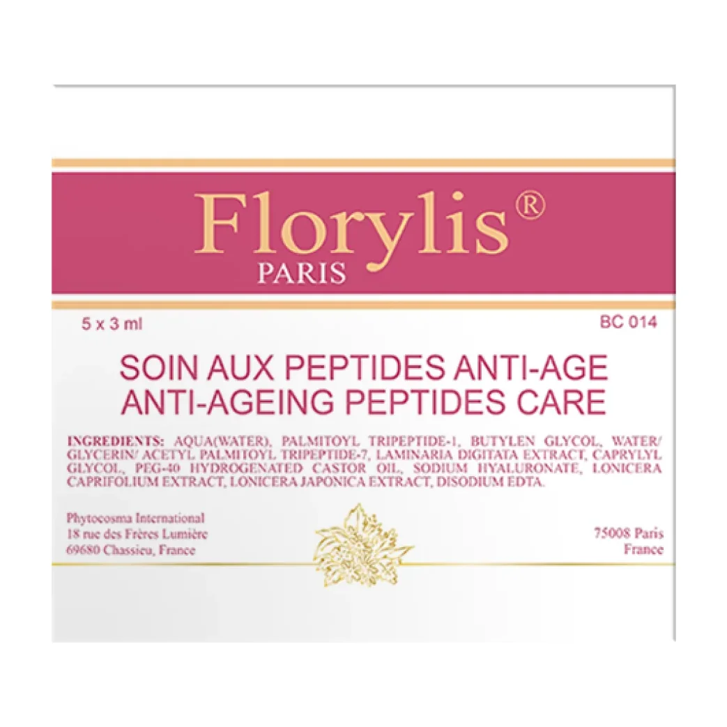 Сыворотка для молодости кожи с олигопептидами Florylis PRO, 5 ампул × 3 мл